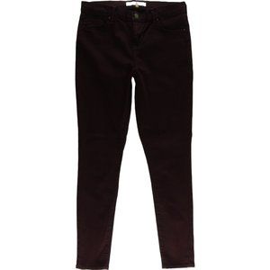 Topshop Moto Leigh Skinny Ankle Purple Jeans Women's 30 Jeggings Stretch D066